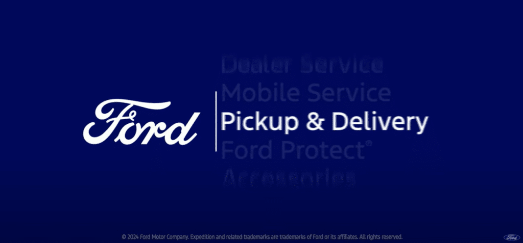 Ford Pickup & Delivery Services Helps Customers